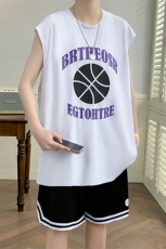 夏季运动套装篮球服五分裤两件套TZ8926-P35，男装休闲套装，星座210-1