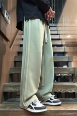 港风高品质休闲裤男裤宽松卫裤束脚休闲裤MYK24-9789-P45，男装休闲裤，星座717