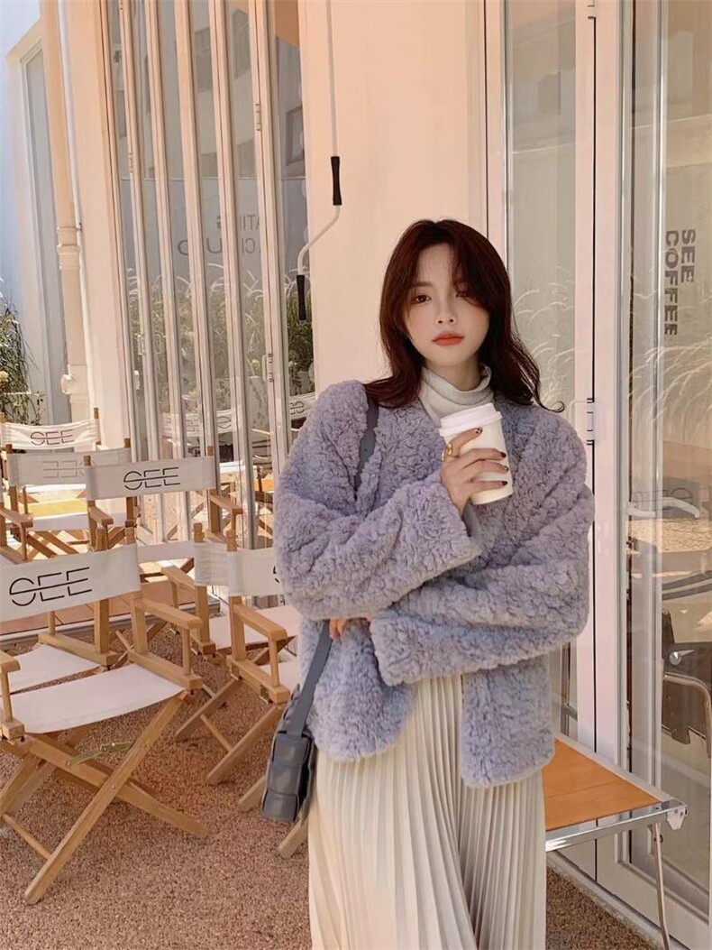 皮毛一体外套，其它，ZMZF