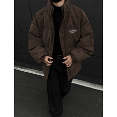 档口图高级感皮棉服宽松立领棉袄棉衣M520-P100，男装棉衣，星座1213