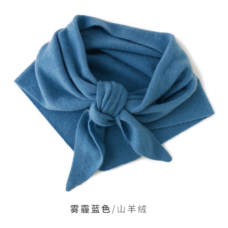纯平面休闲三角围巾保暖柔软舒适,饰品围巾,远腾羊绒