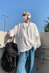 冰丝防晒夏季轻薄透气速干连帽衬衫休闲情侣装外套C2254-特价P42图片