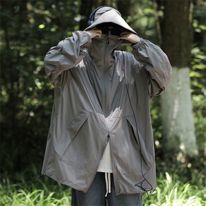 美式户外冲锋衣外套男穿搭机能风连帽工装夹克登山服JK924-P68图片