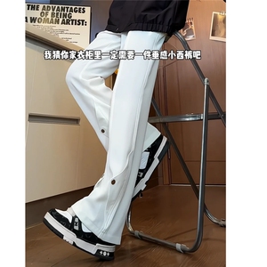 电商DSA028- PLCK002 P45 新款设计垂感西服休闲裤男图片