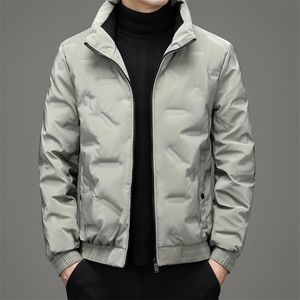 羽绒服男款冬季潮牌宽松立领上衣2024新款轻薄保暖休闲夹克外套男图片