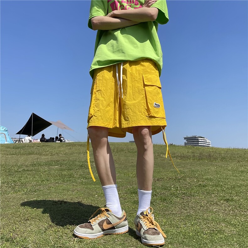 XZ612-K655-P45控59三色/夏季薄款沙滩裤速干裤彩色冰丝短裤1,男装牛仔裤,星座612