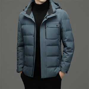 CSYR97689钱塘2020-2冬季厚款商务休闲有帽中年男士羽绒服P240图片