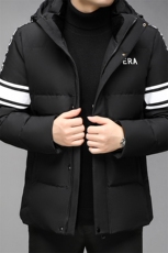 羽绒服男短款2023冬季新款休闲连帽外衣纯色男装外套GR69058-P305，男装羽绒服，电商B212（原钱塘6029）