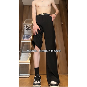 cleanfit冰丝垂感微喇马吉拉西裤图片
