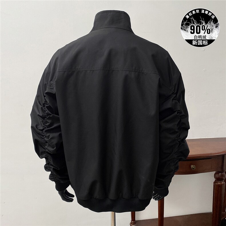 广检新标90白鸭绒羽绒服百搭潮牌男外套XL191-特P85不议价,男装羽绒服,星座610B-1