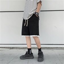 夏季男士短裤潮流五分裤宽松休闲百搭中裤1008-L，男装休闲裤，星座1008