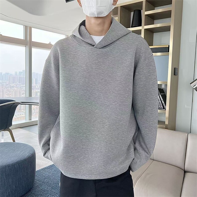 抖音得物品质26春装美式高街重磅纯色一粒扣连帽卫衣外套W85,女装短外套,电商A486-1