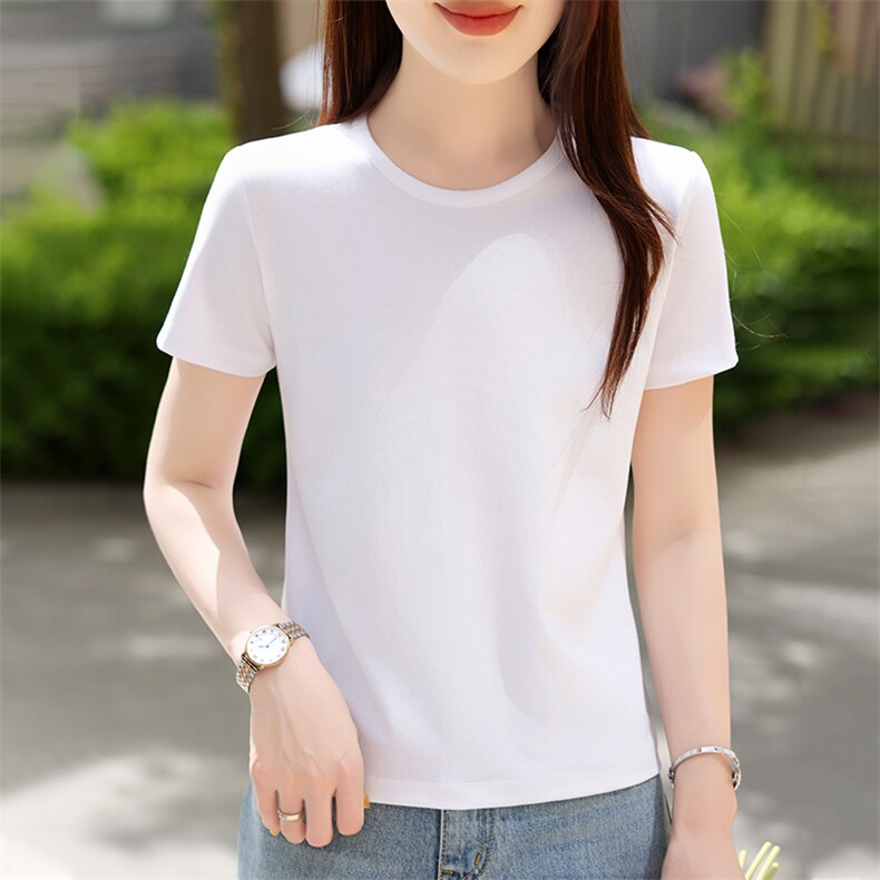 t恤女短袖夏季新款宽松韩版女装百搭休闲圆领半袖体恤女,女装T恤,硕诚羊绒