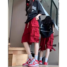 网图现货百搭冲锋裤休闲裤男高街工装短裤五分裤RC10-P42，男装牛仔裤，星座1005-4