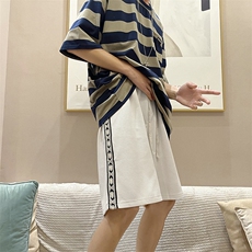 短裤男夏季外穿五分裤潮牌运动裤子宽松华夫格休闲裤AT103P28，男装休闲裤，星座1116-2