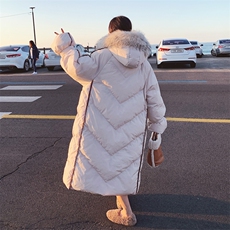 大货已出V型线条镶边大棉衣225-A86（），女装棉衣/棉服，浙宝225