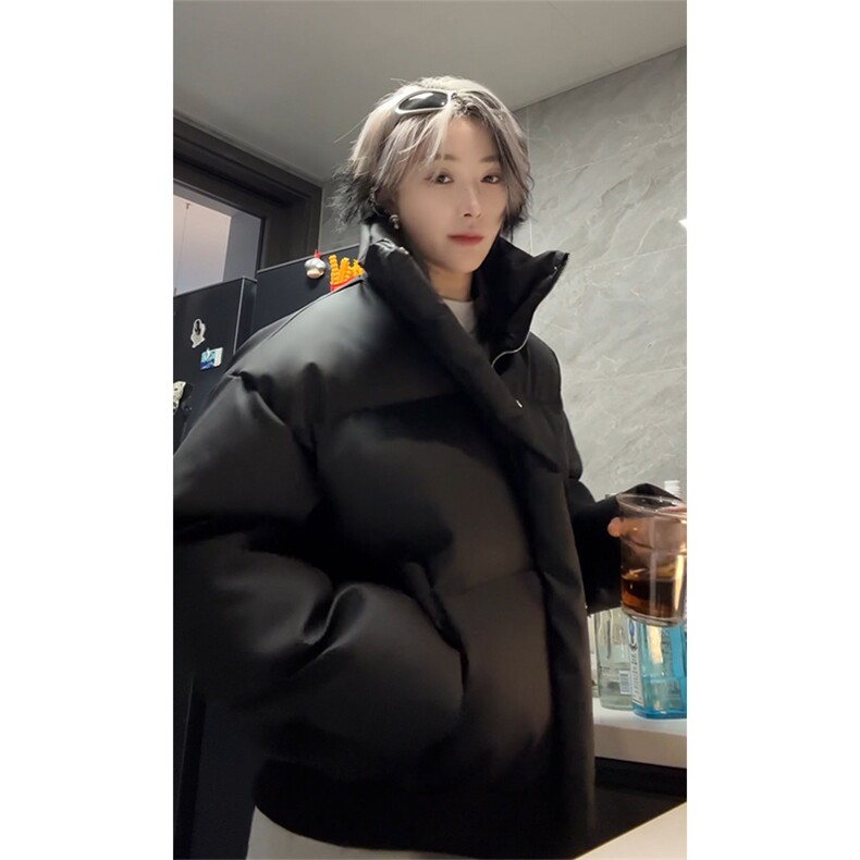 已备大货立领皮衣保暖棉衣男女款棉服韩版棉袄外套MF3667-特P85,男装皮衣,电商B295