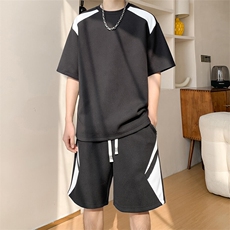 新款休闲夏季套装，男装休闲套装，星座1106-2（原1111B）
