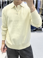 老钱肌理感polo长袖毛衣针织套头上衣H58019-P70，男装针织衫/毛衣，星座1012-1