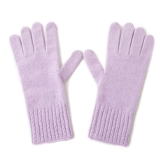 2025年新款百搭女士双股加厚保暖分指手套，手套，轩妮羊绒