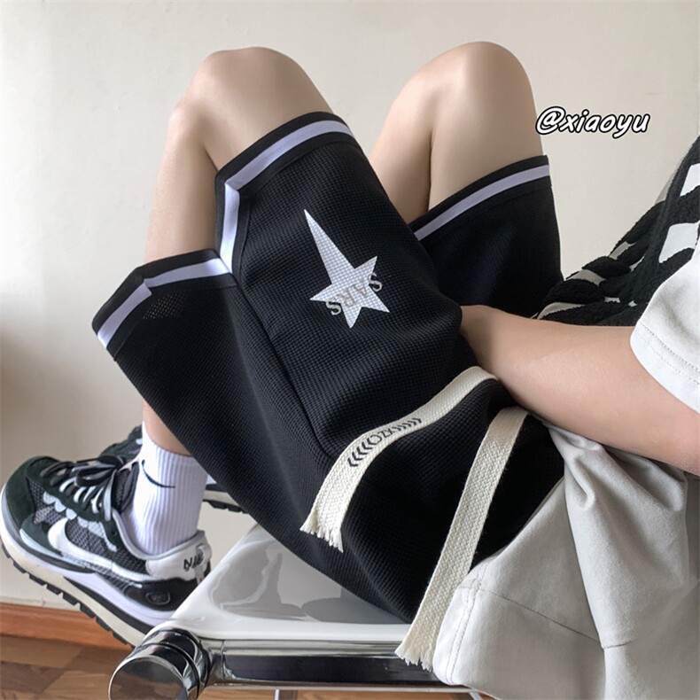 XZ616夏季新款华夫格篮球裤印花休闲短裤TY868P45控58,男装休闲裤,星座512A（原616）