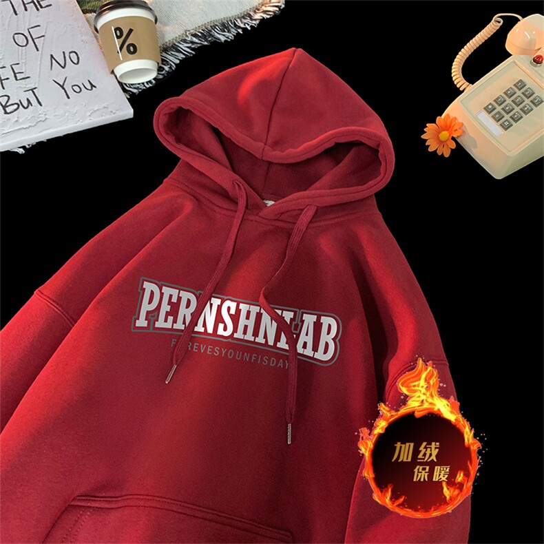 500克重磅秋冬美式加绒加厚卫衣外套DL1531常规特P35加绒特40,男装卫衣,电商A486