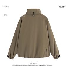 平铺~新标90白鸭绒日系多口袋立领羽绒服外套E102/P268，男装羽绒服，电商B331