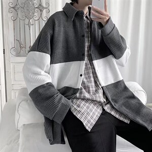 毛衣男韩版潮流翻领针织毛衣M6612P44,男装针织衫/毛衣,星座1116-2