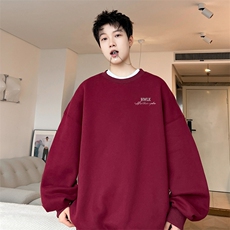 ！圆领卫衣男装港风长袖T恤男外套男WY142-P28，男装卫衣，电商B367