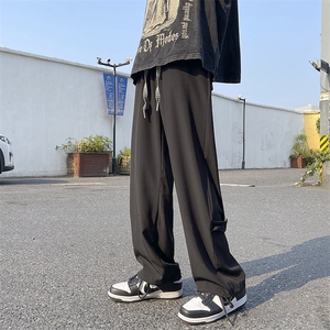 vibe裤子休闲裤男垂坠感西裤韩版潮流宽松阔腿拖地裤K0738-P35图片