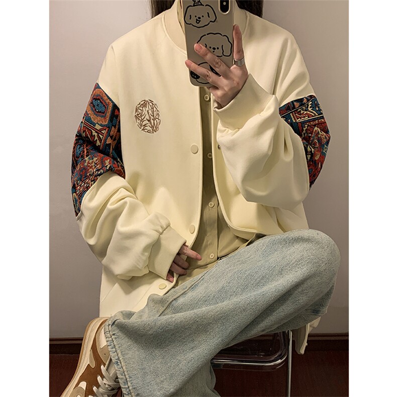 春秋季棒球服男女新款美式夹克休闲外套XZ102B-1-JK2608P85,男装夹克,星座102B-1