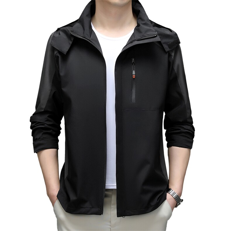 男装冲锋衣外套男士春秋季户外运动登山服红色本命年休闲夹克男款,男装夹克,钱塘6003（原4033）