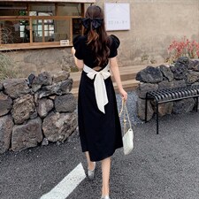 现货主推蝴蝶漏背裙款号2217-P115K168，女装连衣裙，浙宝305