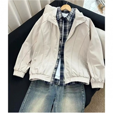 户外夹克男立领纯色上衣冲锋衣外套DSA157B-JK7866-P55，男装夹克，电商A157B