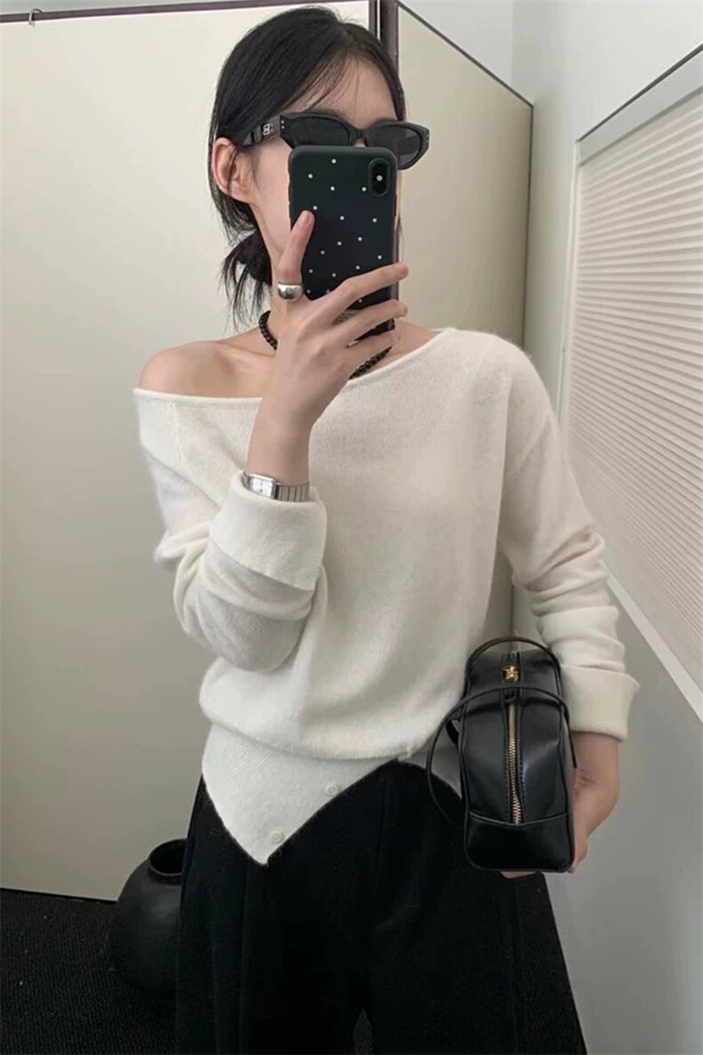 女士秋冬羊毛衫纯色条纹简约羊毛,女装羊毛衫,泰沅羊绒