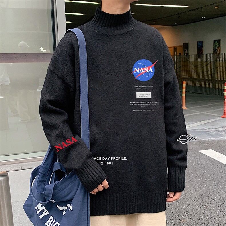 半高领毛衣男士大码针织衫男毛线衣男M18243-P45加绒款-P65,男装针织衫/毛衣,电商A040