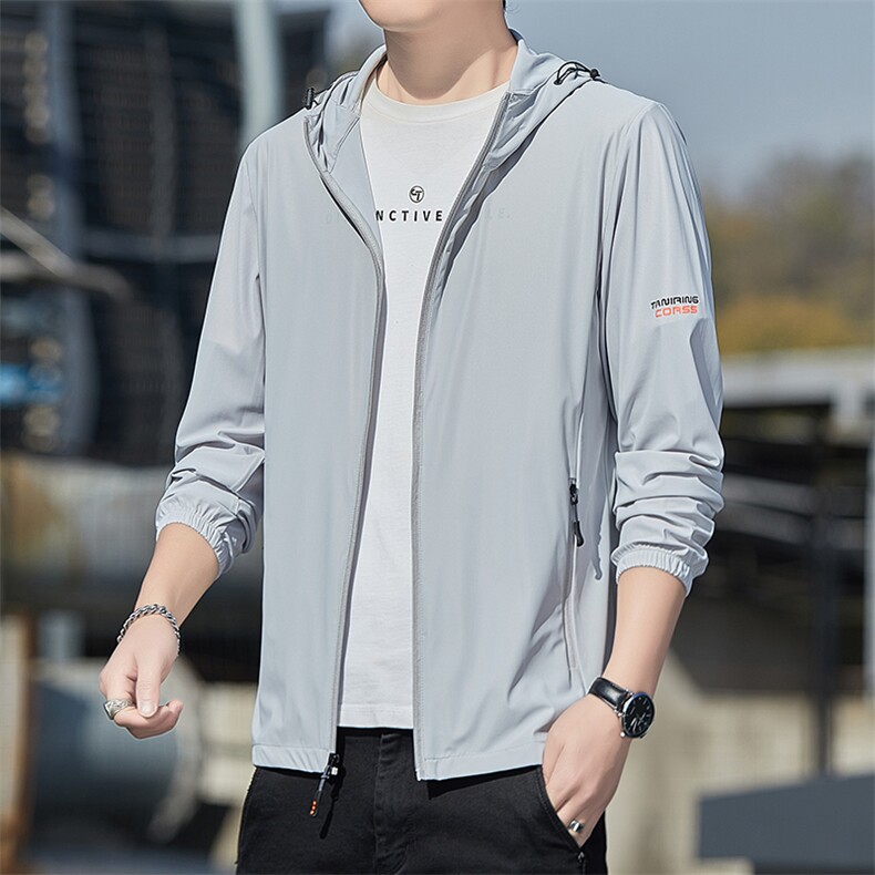 CRRR-FS3226钱塘2020-1夏季新款男士外套时尚连帽防晒服主推P55,男装防晒衣,钱塘207-1