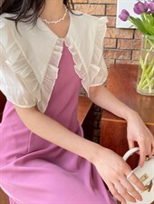 韩系大翻领领连衣裙，女装连衣裙，唯品