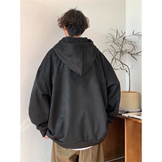 麂皮连帽卫衣CY1001-TP55控价78秋季港风2023美式发泡卫衣男，男装卫衣，电商A102-1