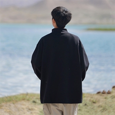 秋冬德绒卫衣男潮流卫衣高领口袋青少年上衣WY735-P33，男装卫衣，星座210-1