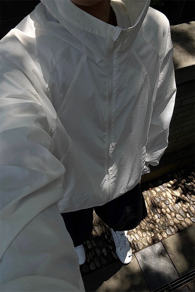 UPF50+网眼拼接防晒衣5X1061-TP4579山系轻薄防紫外线防晒服,男装夹克,电商A102