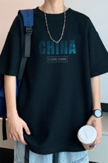！2023夏季新款男士华夫格短袖T恤清爽百搭半袖衫TXH227P25，男装T恤，电商B220