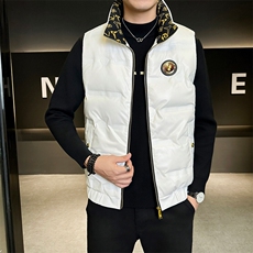 新款男士亮面羽绒马甲加厚款防寒佳品309B-3-8857-P110，女装马甲，星座1409-3