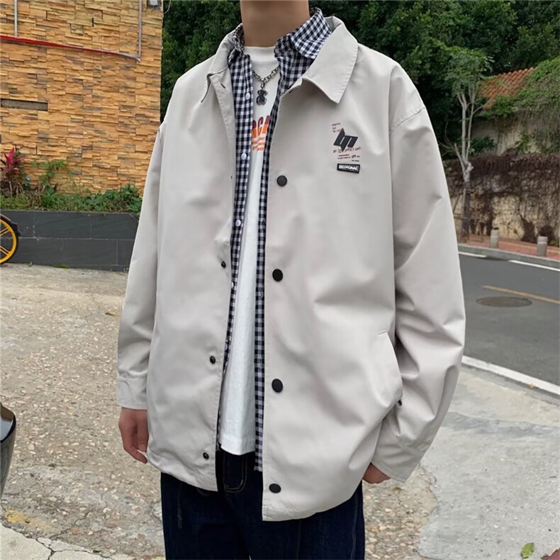 新款韩版潮流休闲帅气棒球服春秋季工装上衣夹克外套W3554-P40,男装夹克,星座512-2