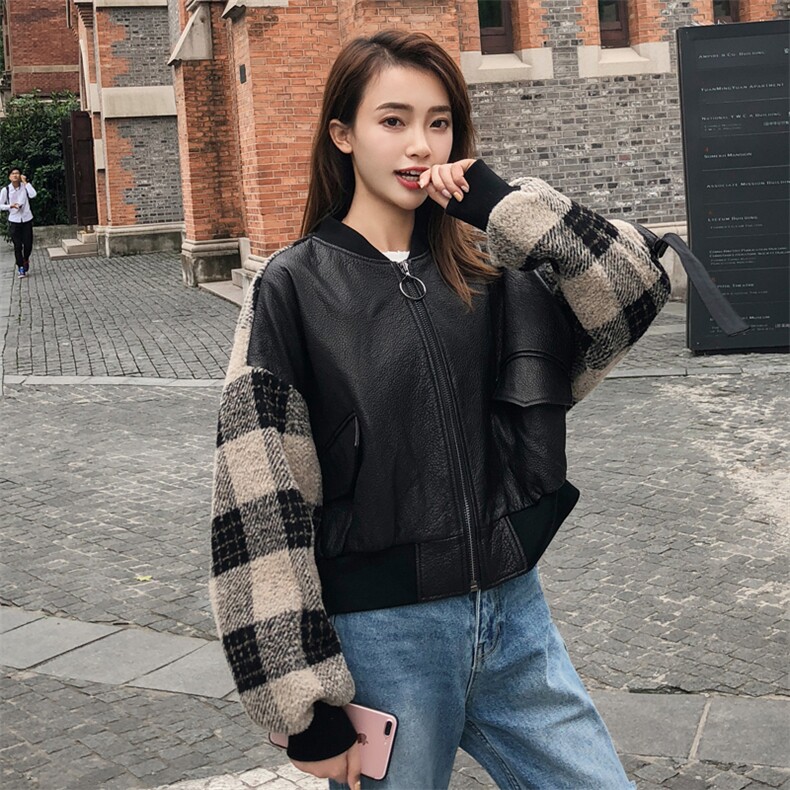 现货 271-930-P155 皮毛拼接短外套  控218图片