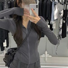 紧身收腰新款瑜伽冰丝防晒衣女夏防紫外线夏季修身户外运动防晒服,女装防晒衣,多米女装批发