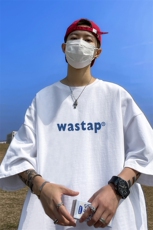 纯棉T恤直播高品质重磅220克wast字母印花T1909-p25，男装T恤，星座508（原C305）