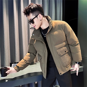 MY8808-P138控178棉服男款冬季2025新款麦穗拼接棉衣外套男式图片