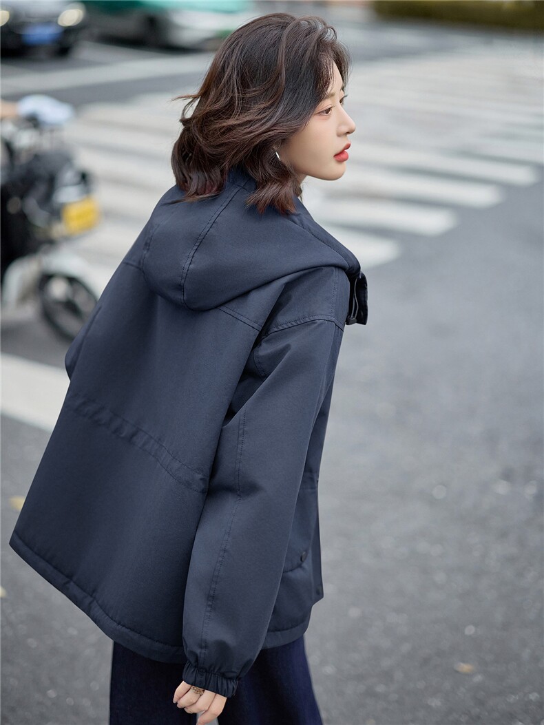 2025年冬季休闲连帽,女装派克服,文熹诺