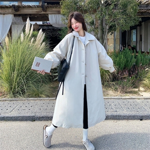 2C085-Q128P320K488  长款90白鸭绒羽绒服大衣外套图片